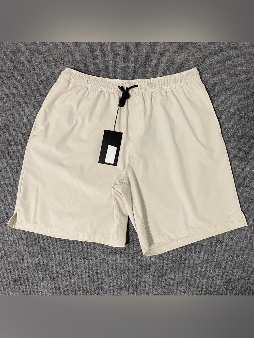 Bad Birdie Golf Active Shorts Sand Elastic Waist Drawstring Men’s XL NWT